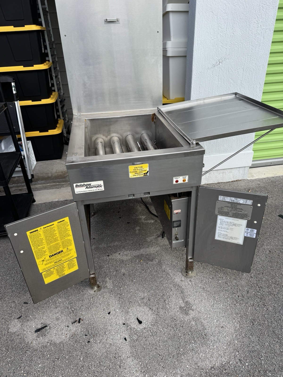Belshaw Adamatic Commercial Gas Floor Deep Fat Fryer, 1 Pot Tube Burner