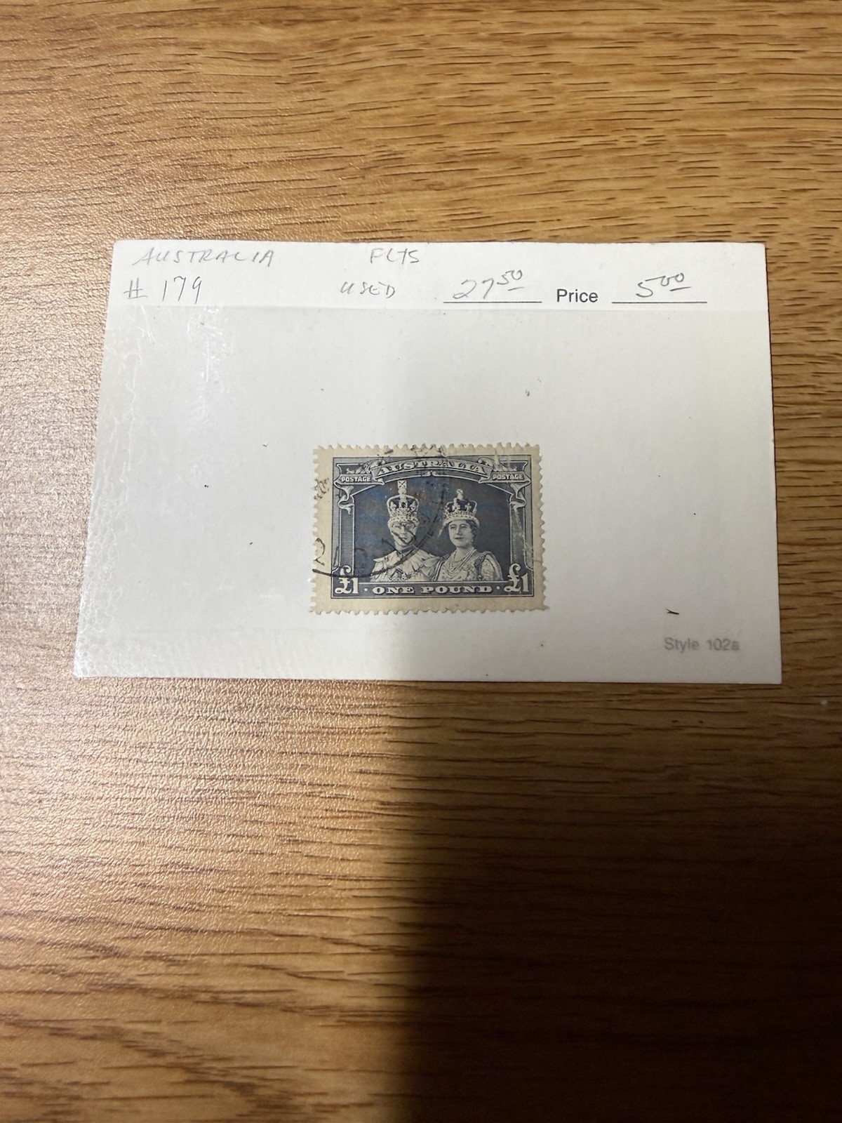  Australia Scott #179 Used £1 \