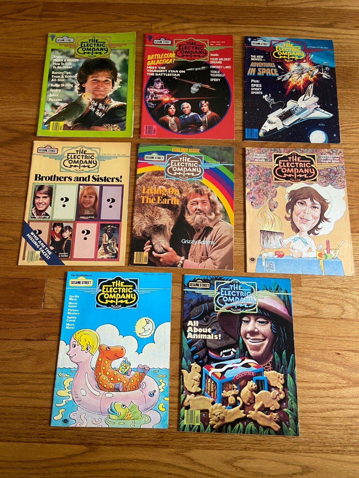 Electric Company / Sesame Street Vintage 1978 and 1979 Magazines