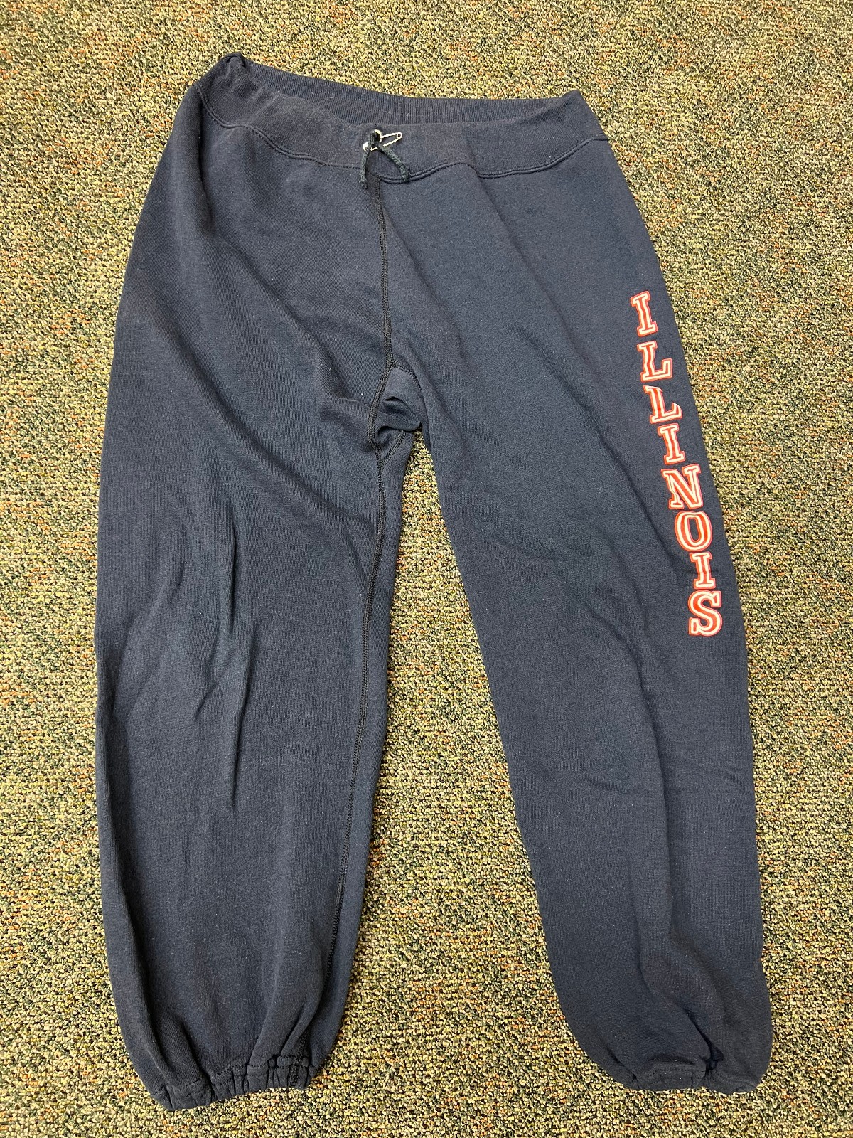 Illinois Fighting Illini Vintage Sweat Pants M Medium 1980\'s - BW