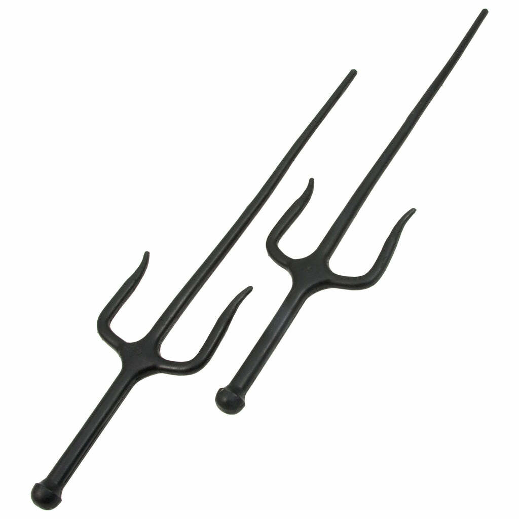 Rubber Sai Martial Arts Karate Practice Training Weapon - Pair Rubber Sai Martial Arts Karate Practice Training Weapon - Pair