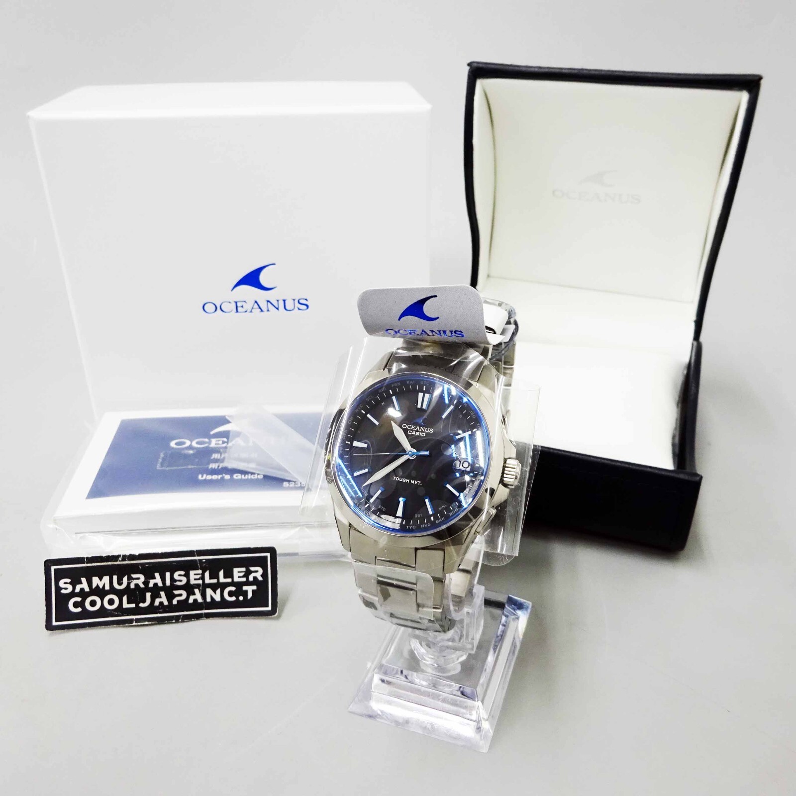 NEW CASIO OCEANUS OCW-S100-1AJF Titanium Tough Solar Radio Multiband 6 Men's