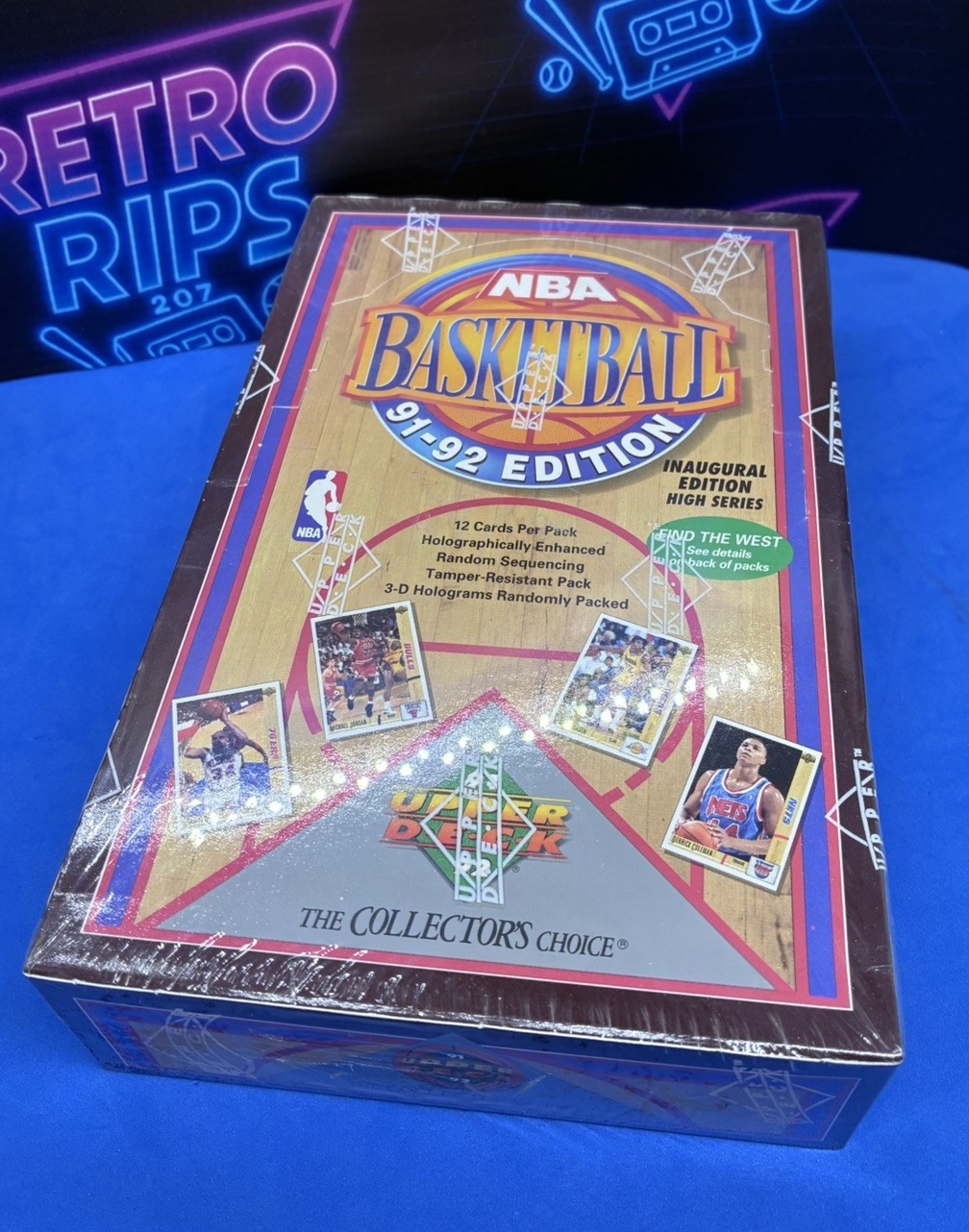 1991-92 Upper Deck High Series Basketball Factory Sealed Wax Box 36 Packs Jordan