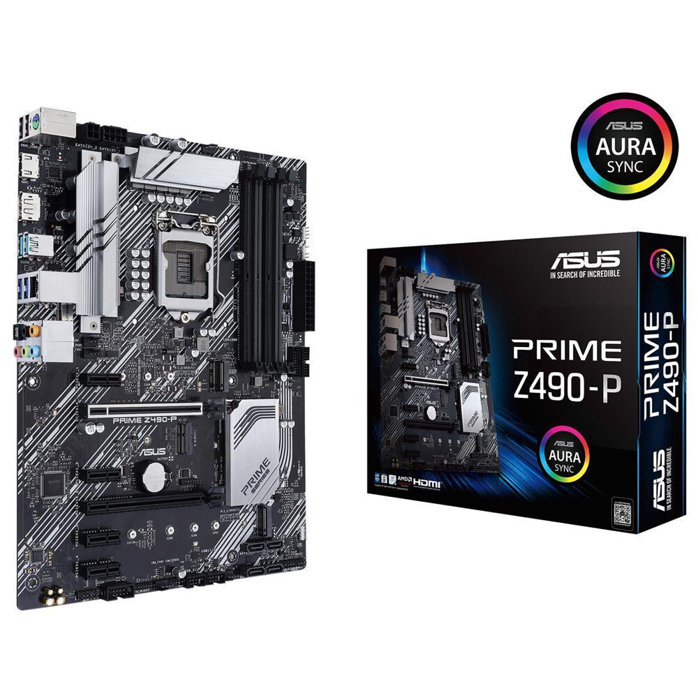 ASUS PRIME Z490-P LGA 1200 Intel Z490 SATA 6Gb/s ATX Intel Motherboard NEW ASUS PRIME Z490-P LGA 1200 Intel Z490 SATA 6Gb/s ATX Intel Motherboard NEW