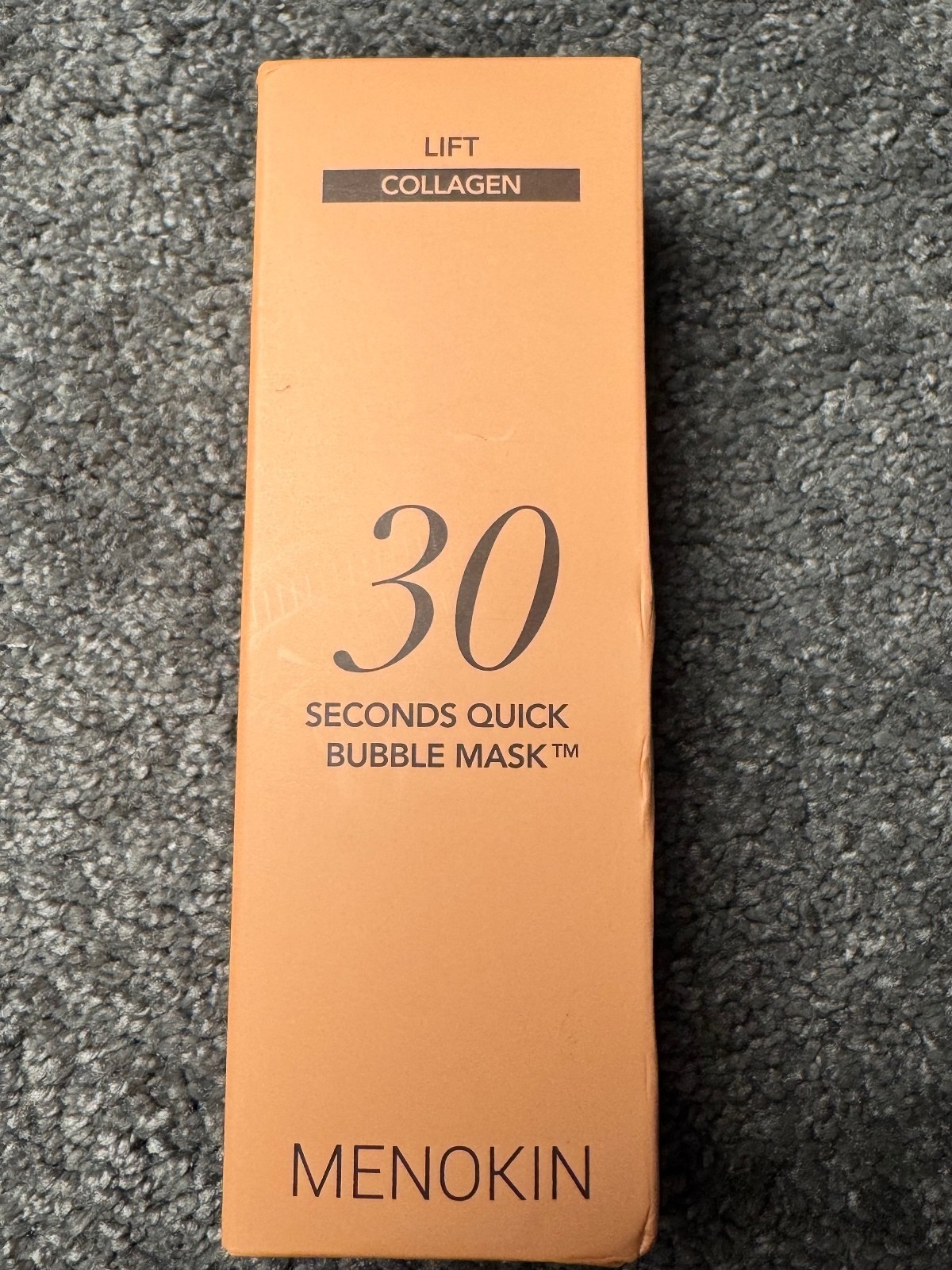MENOKIN 30 Seconds Quick Bubble Mask Lift Collagen Facial Mask 95ml Korean Skinc