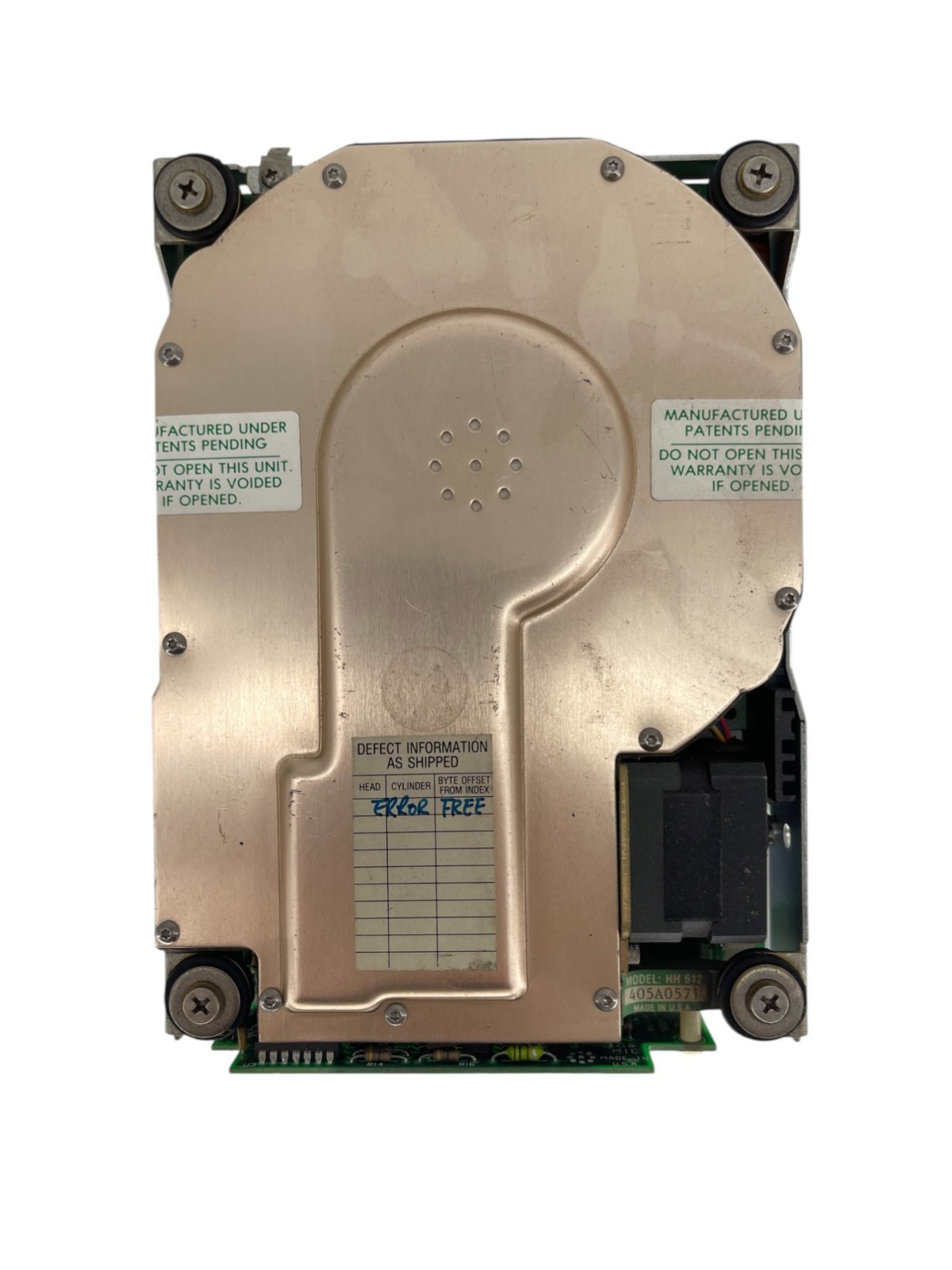 Vintage HH-612 MICROSCIENCE INTERNATIONAL HARD DRIVE Vintage HH-612 MICROSCIENCE INTERNATIONAL HARD DRIVE