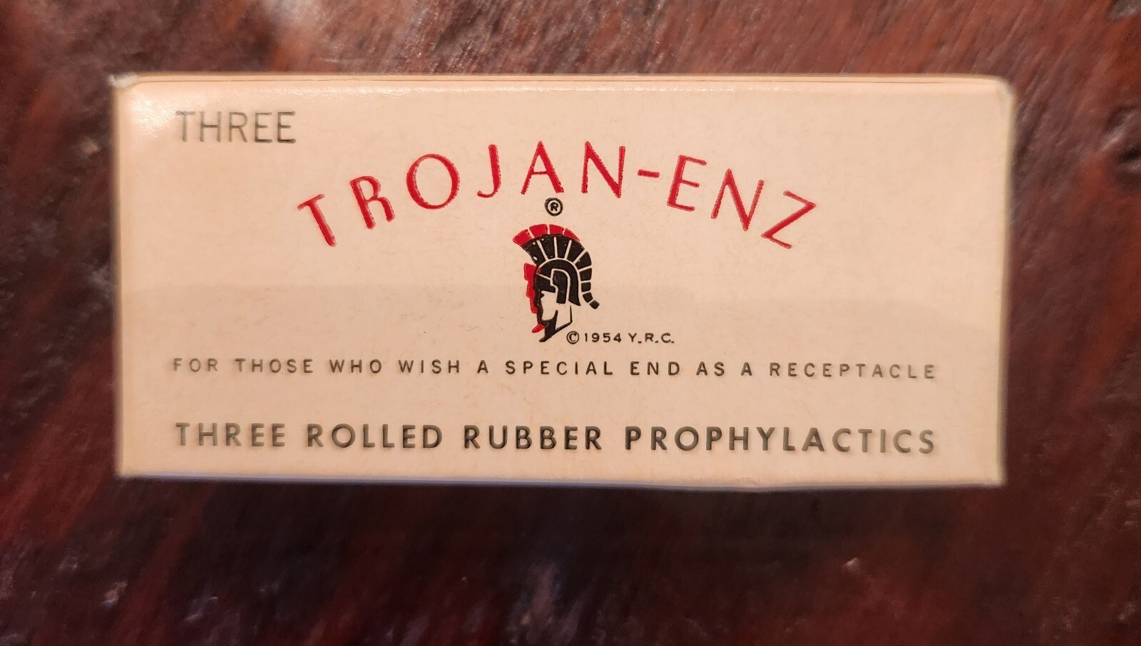 Vintage Trojan-enz Rolled Rubber Prophylactics No. 100 2 Inside Vintage Trojan-enz Rolled Rubber Prophylactics No. 100 2 Inside