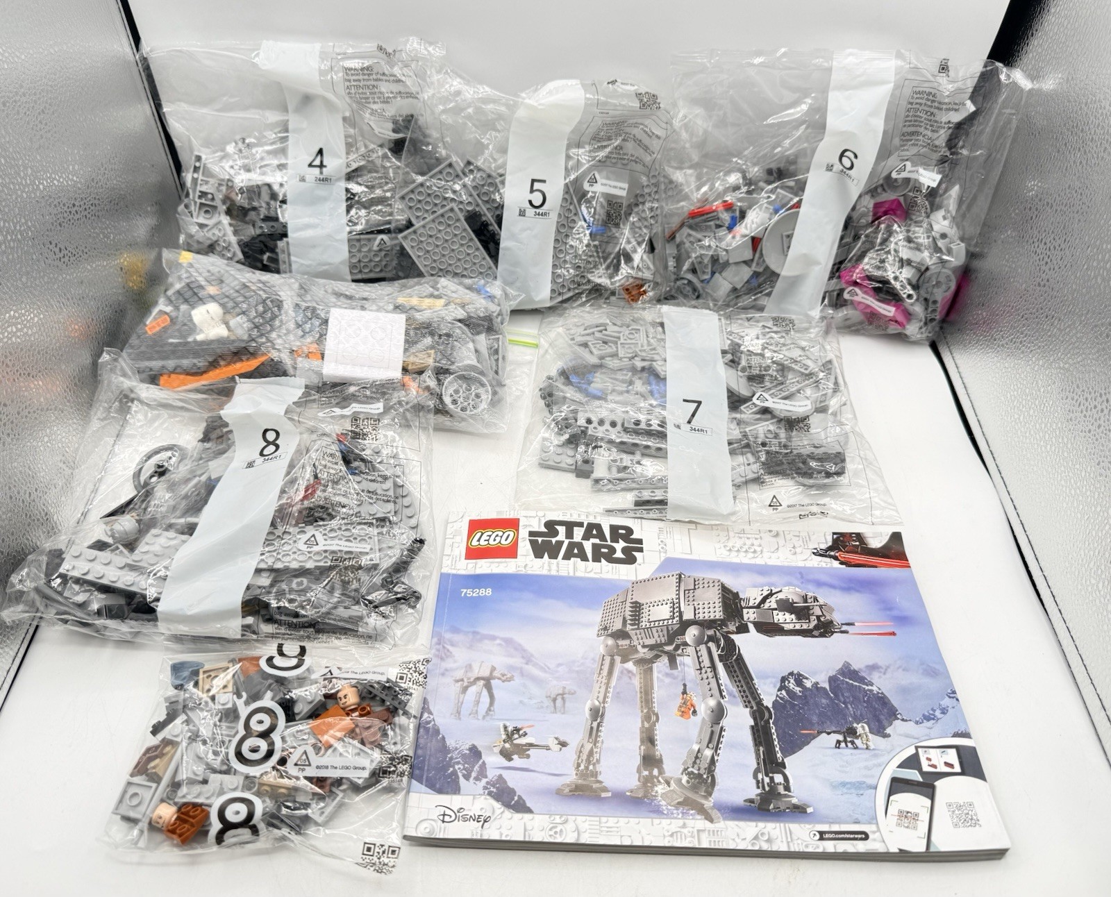 LEGO Star Wars AT-AT 75288 1267pc 40th Anniversary Set 100% COMPLETE