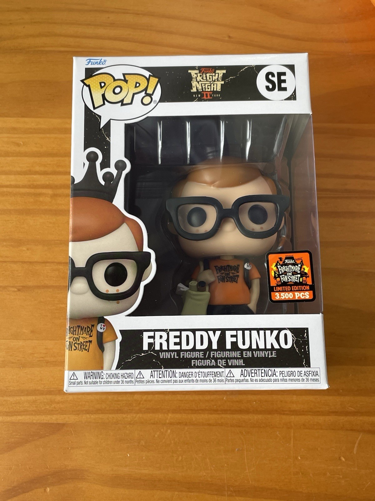 Funko Pop Freddy Funko Frightmare On Funstreet LE 3500 Pieces NYCC Exclusive Funko Pop Freddy Funko Frightmare On Funstreet LE 3500 Pieces NYCC Exclusive