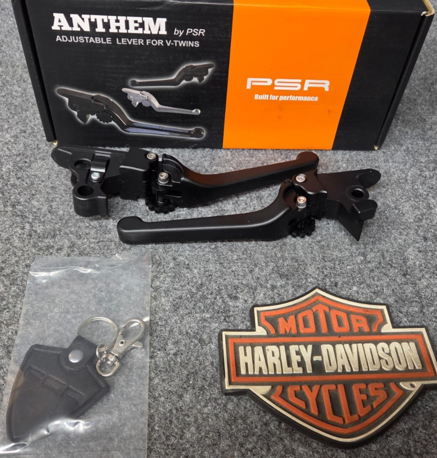 PSR ANTHEM 15-21 SOFTAIL BLACK CABLE CLUTCH LEVER SET 581-8922