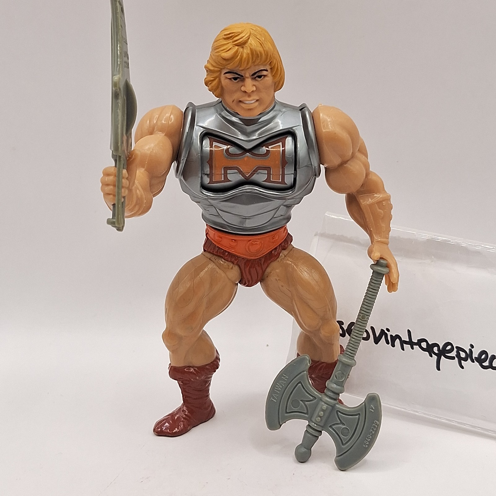 Vtg BATTLE ARMOR HE-MAN Motu Masters Of The Universe Original Action Figure L-9 Vtg BATTLE ARMOR HE-MAN Motu Masters Of The Universe Original Action Figure L-9