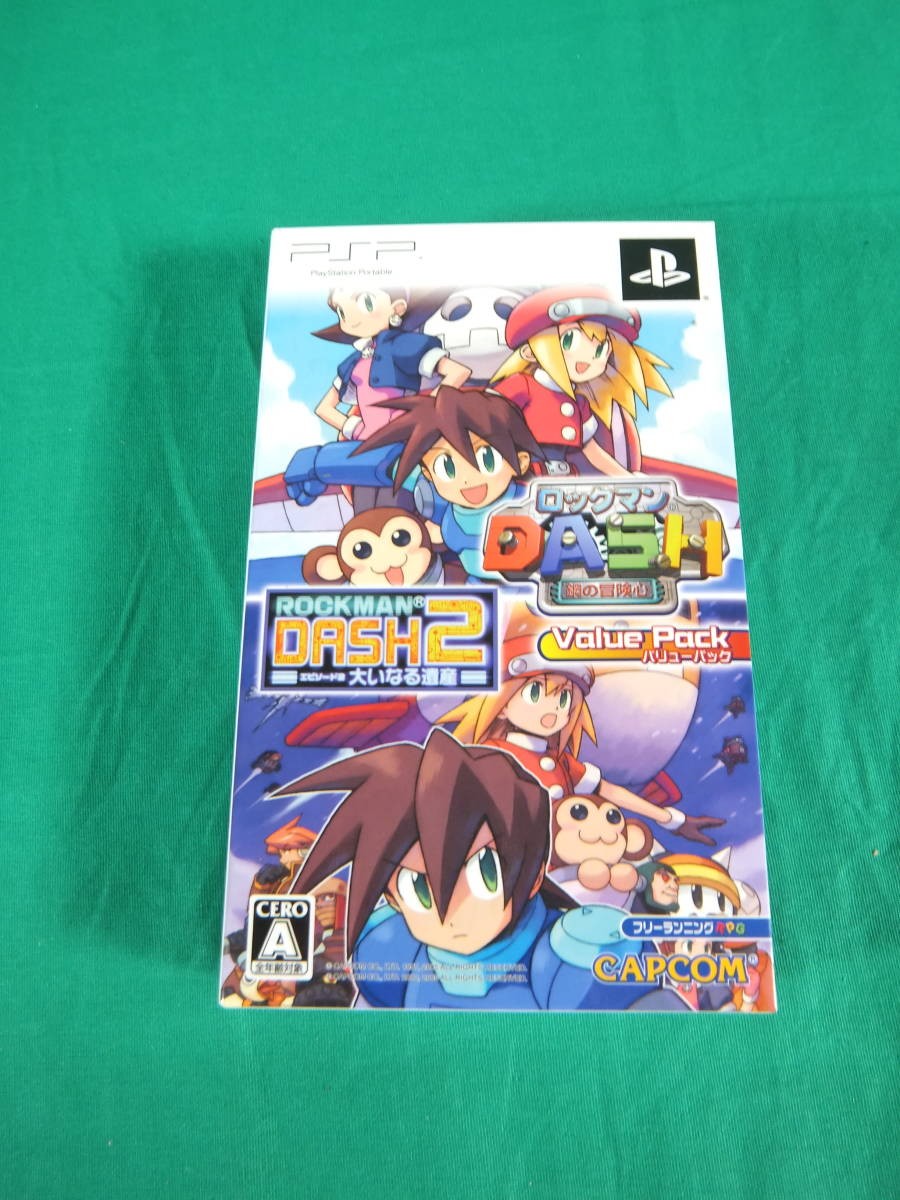 Rockman DASH 1 + 2 Value Pack PSP Mega Man Legends  NTSC-J used from Japan 37