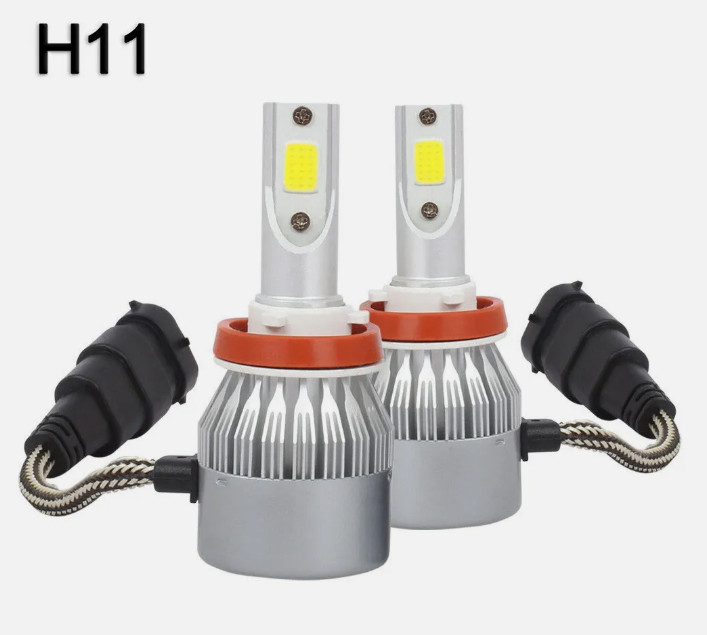 H1/H4/H7/H11/H13/9005/06/5202/9007/9012 C6 LED Headlight 6500K White Hi/Lo Kit
