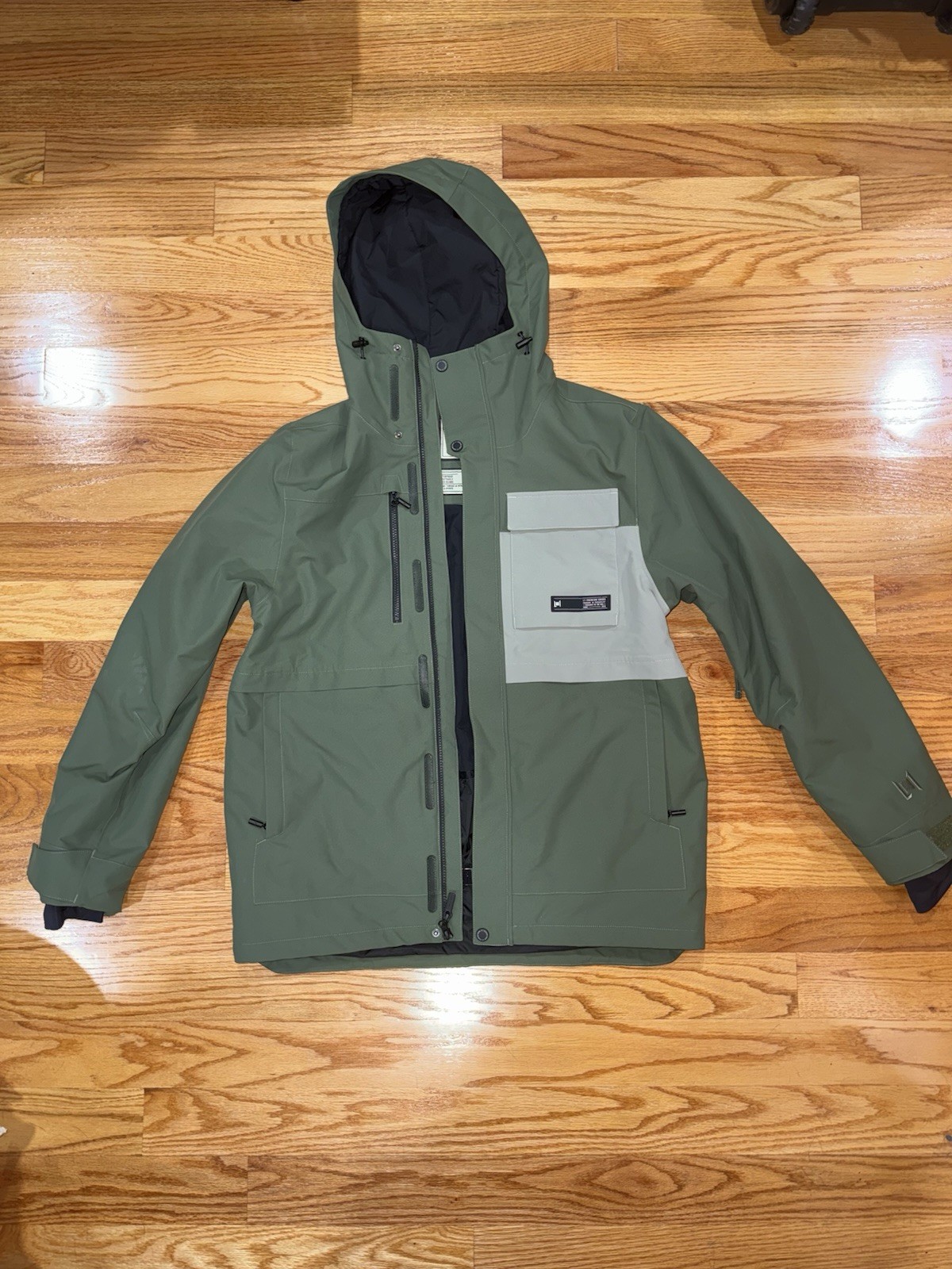 L1 Premium Goods Men’s Rankin Jacket Size M Thyme/Shadow