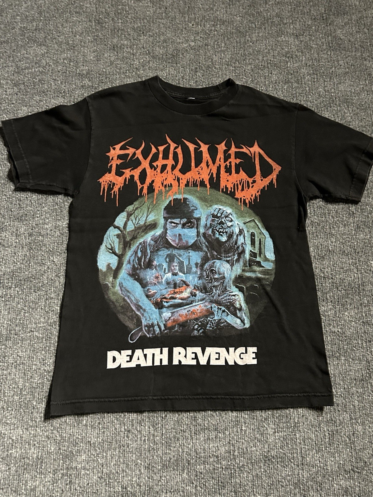 Exhumed Death Revenge Death Metal T Shirt Small 
