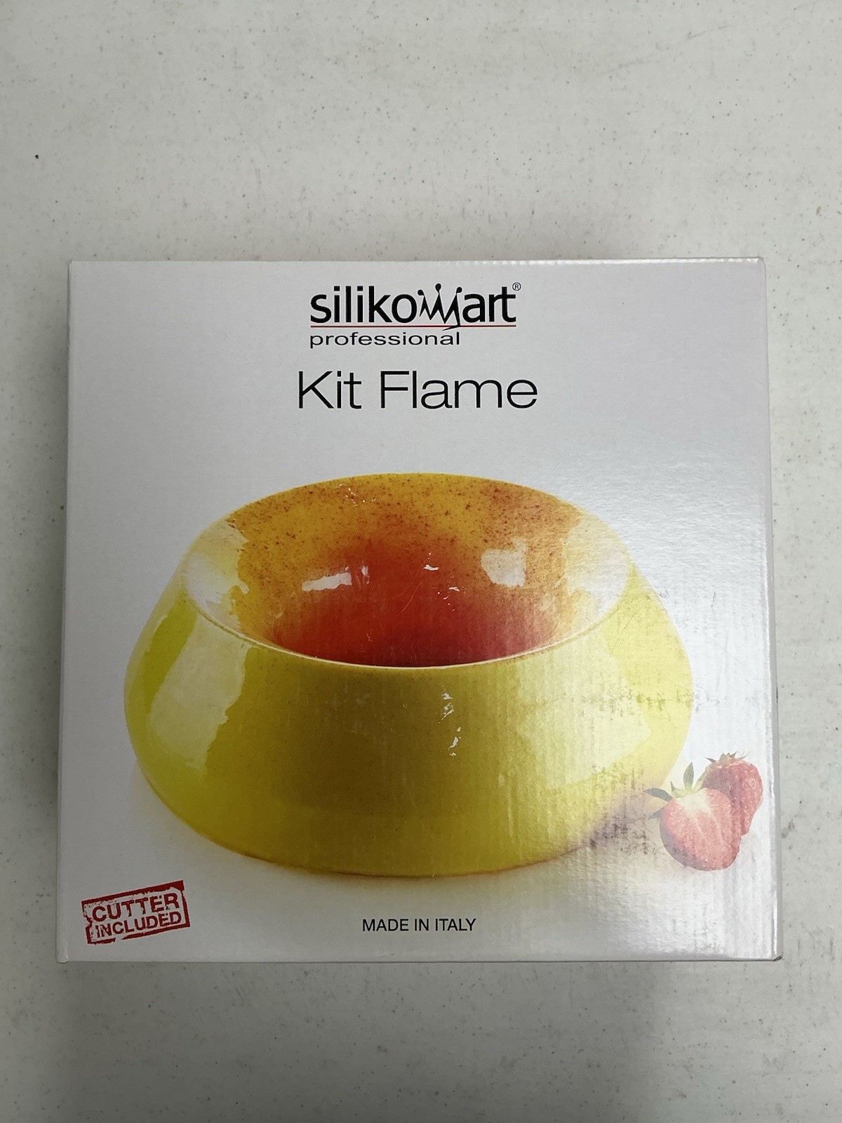 Silikomart Professional Kit Flame Silicone Mold 2000ml Cake Mousse Made Italy