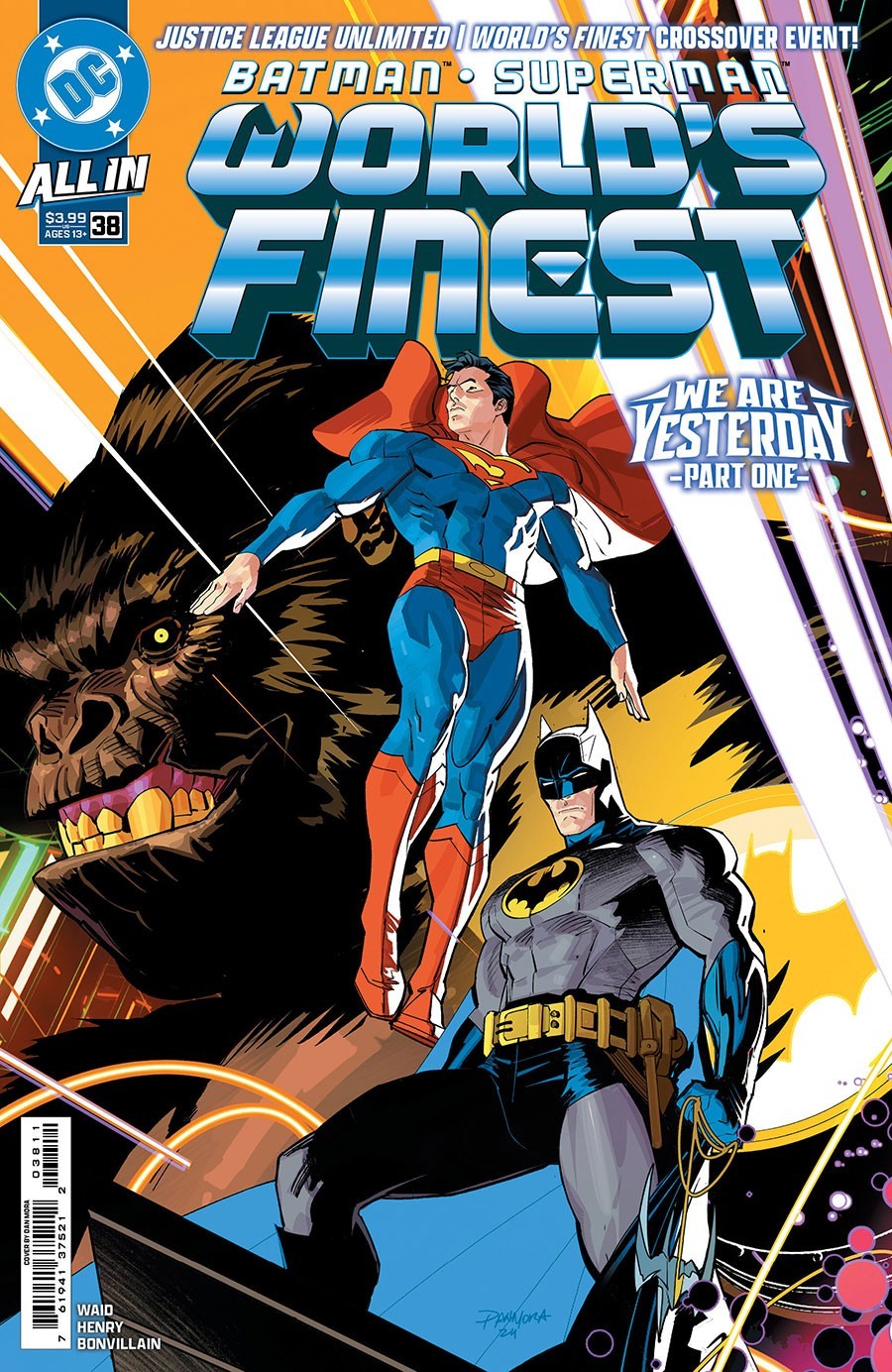 🔵🔥 WORLD\'S FINEST #38 A DAN MORA DC COMICS FIRST PRINT 2025 BATMAN SUPERMAN VF 🔵🔥 WORLD\'S FINEST #38 A DAN MORA DC COMICS FIRST PRINT 2025 BATMAN SUPERMAN VF