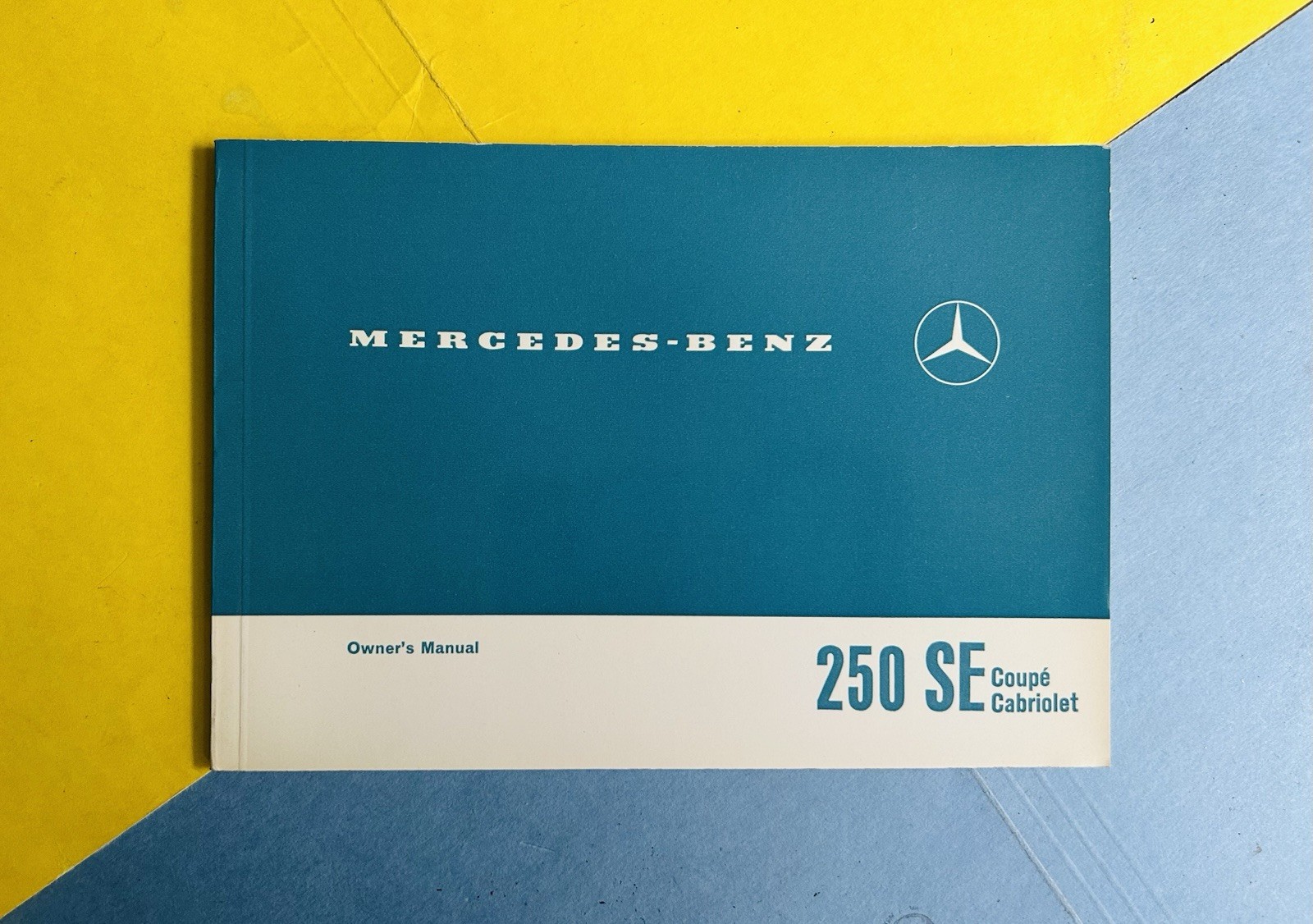 Vtg 1966 MERCEDES BENZ 250SE  COUPE /CONVERTIBLE OWNERS MANUAL English ORIGINAL