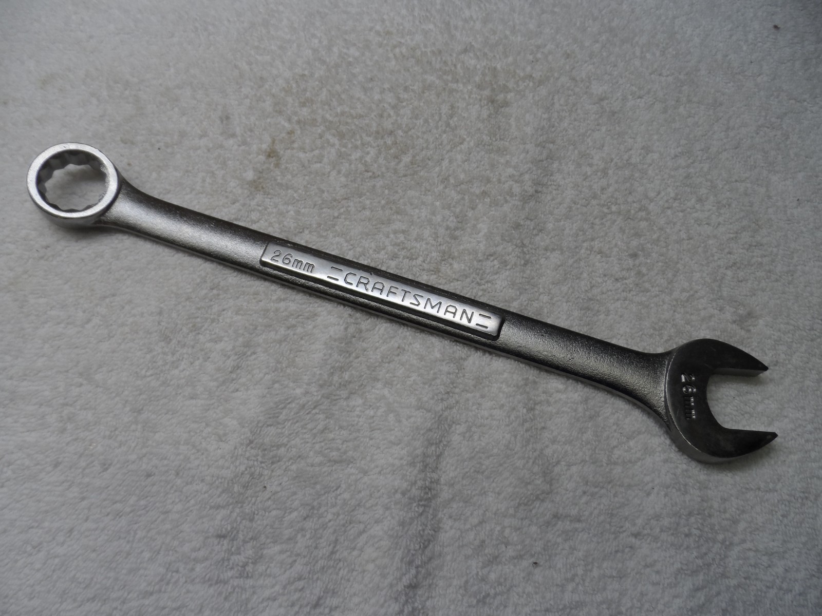 Craftsman Metric MM Combination Wrench, USA 12pt, 26mm - Part # 42932 (loose) Craftsman Metric MM Combination Wrench, USA 12pt, 26mm - Part # 42932 (loose)