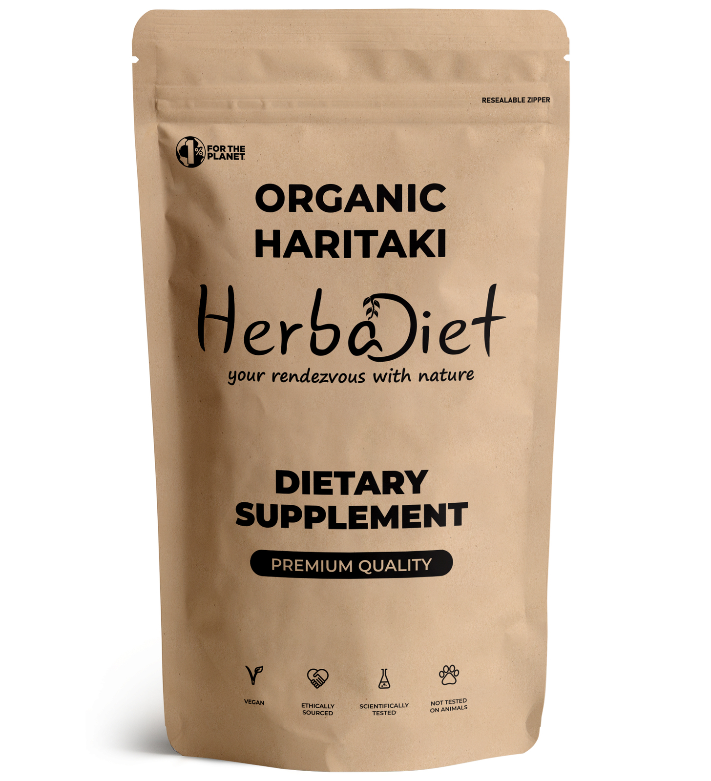 USDA Certified Organic Haritaki Fruit Powder PREMIUM HARAD Terminalia Chebula