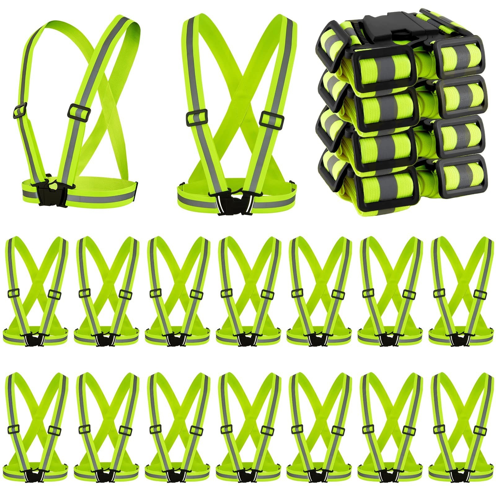 High Visibility Reflective Safety Vest - Lightweight, Durable, Bulk Purchase Ava