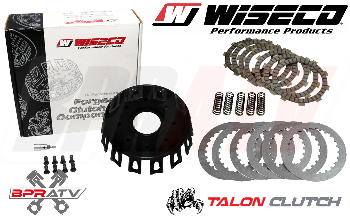 94-07 Honda CR250 CR 250 Wiseco Heavy Duty CNC Billet Clutch Basket Fiber Spring