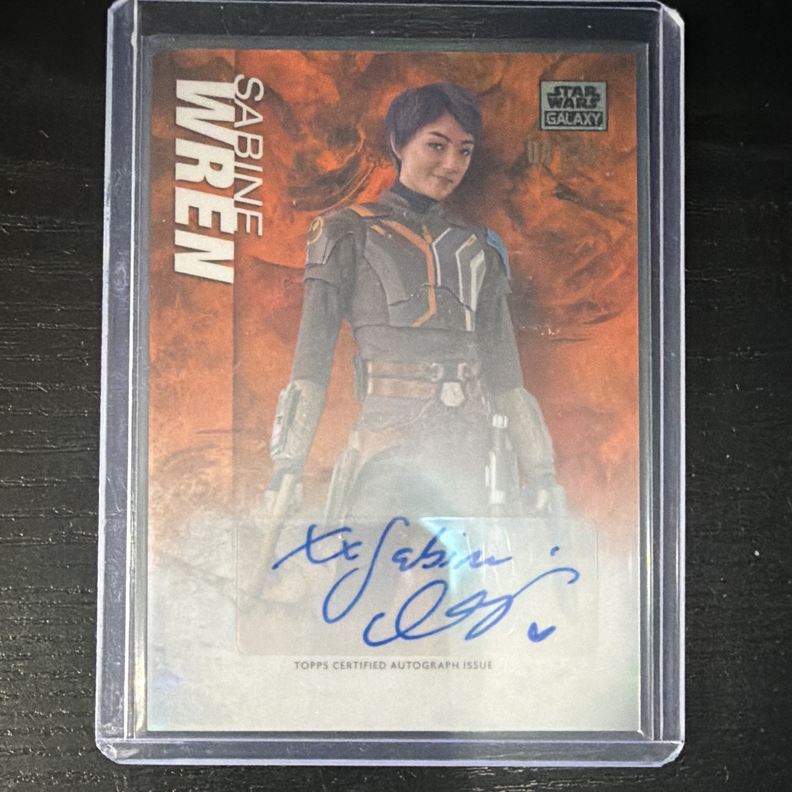 Topps 2026 Star Wars Chrome Galaxy Sabine Wren Auto GA-NB 04/25 Topps 2026 Star Wars Chrome Galaxy Sabine Wren Auto GA-NB 04/25