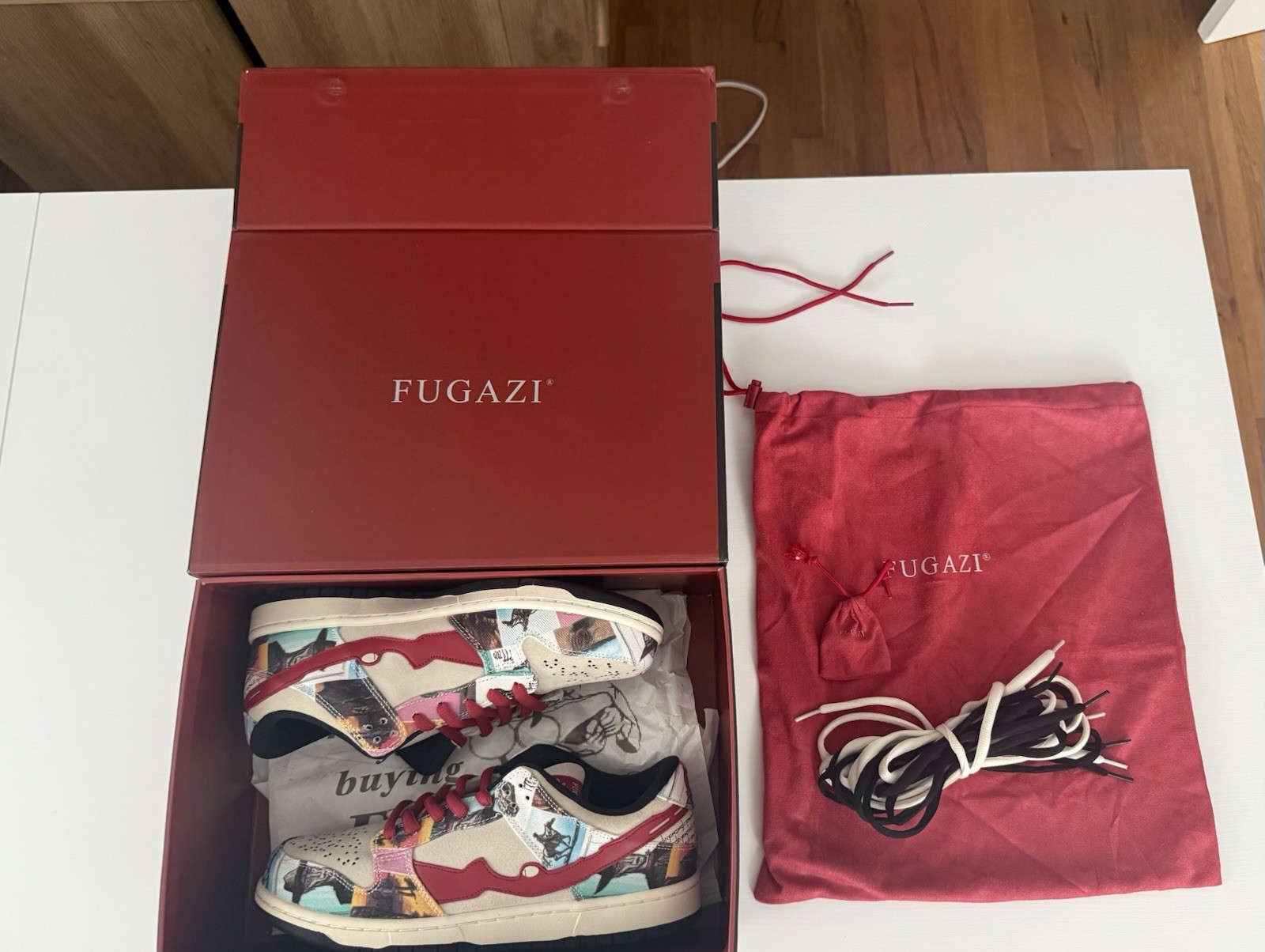 FUGAZI Slugs One In The Chamber Dunks Size 9M. BRAND NEW