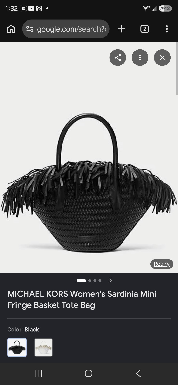 MICHAEL KORS COLLECTION Sardinia Mini Hand-Woven Leather Basket Tote Bag (NWT)