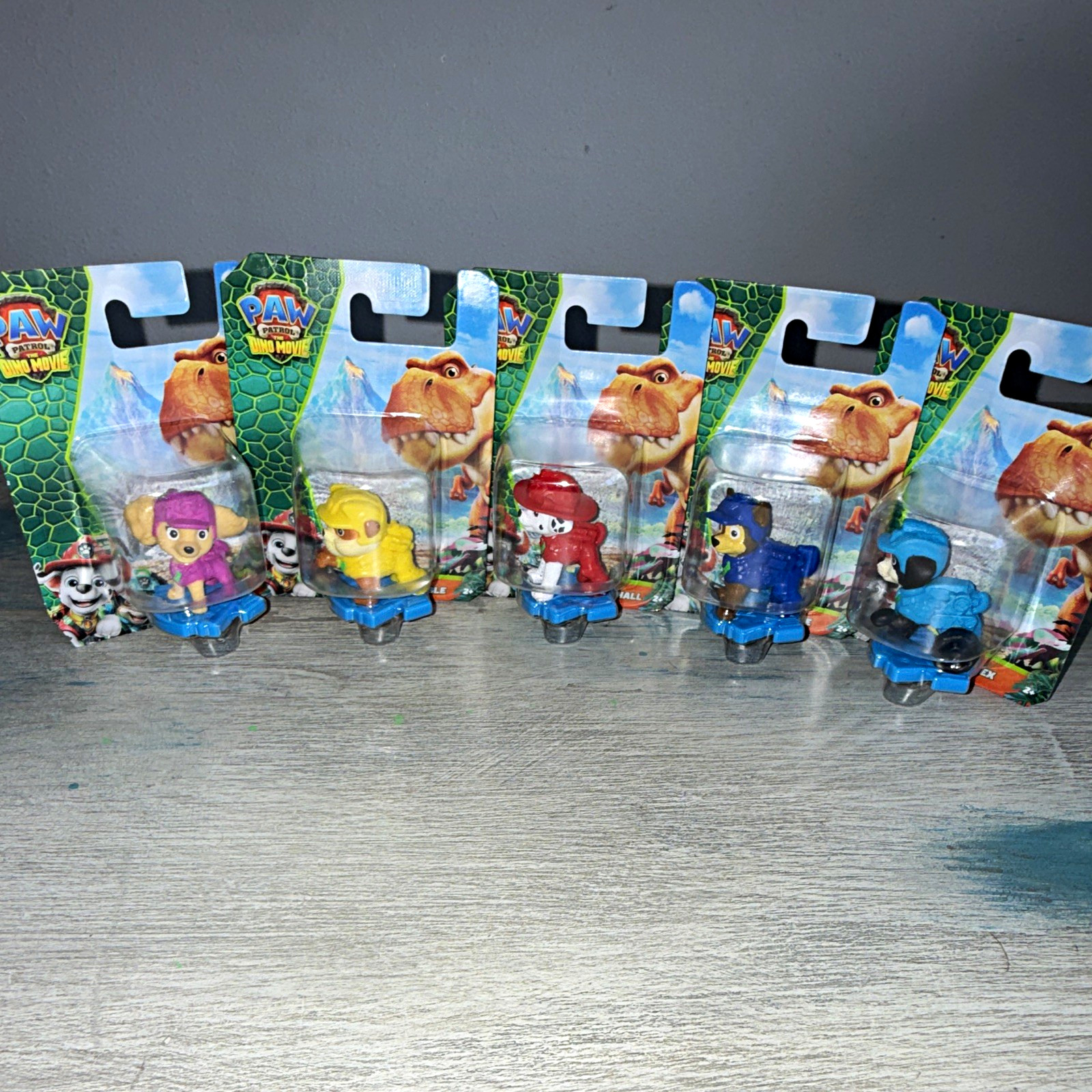 PAW Patrol The Mighty Movie Mini Figure Set Skye Rubble Marshall Chase Boxed