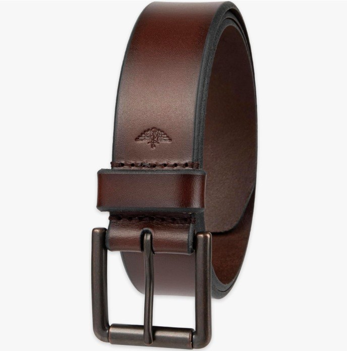 Dockers Men’s Belt Brown 100% Leather Casual Classic Buckle 1.5 Wide Size 36 NEW