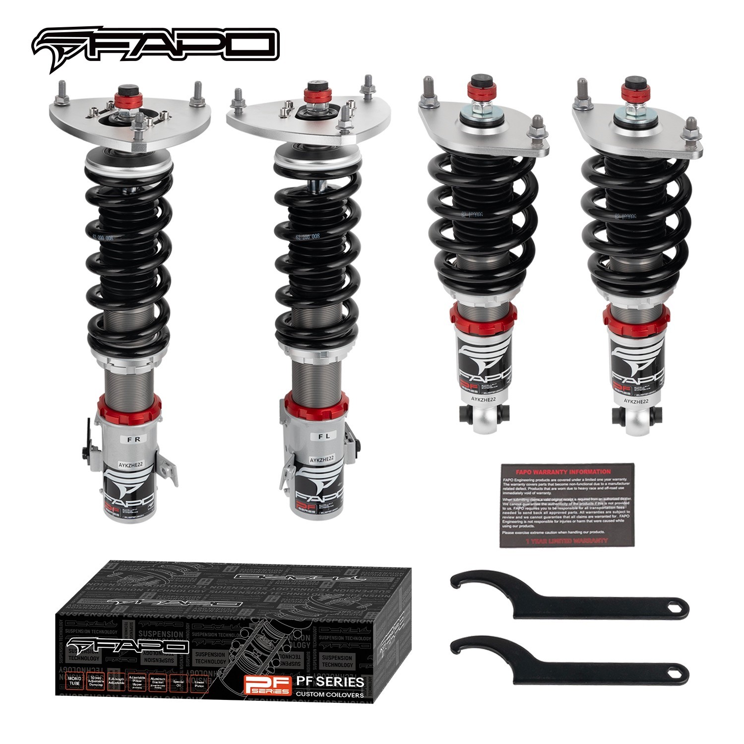 FAPO PF 32 levels damping Coilover Lowering kit for Subaru WRX (VA1) 2015-2021