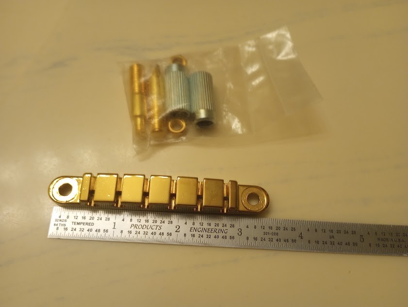 Vtg 1978 IBANEZ CN200 Gold GIBRALTAR TAILPIECE w/ STUDS MIJ Japan Very Clean Vtg 1978 IBANEZ CN200 Gold GIBRALTAR TAILPIECE w/ STUDS MIJ Japan Very Clean