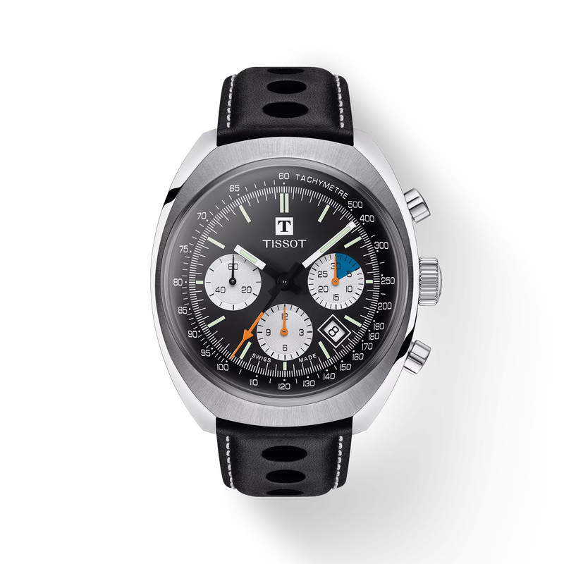 TISSOT Heritage 1973 Leather Strap Chronograph Men\'s Watch T1244271605100 TISSOT Heritage 1973 Leather Strap Chronograph Men\'s Watch T1244271605100