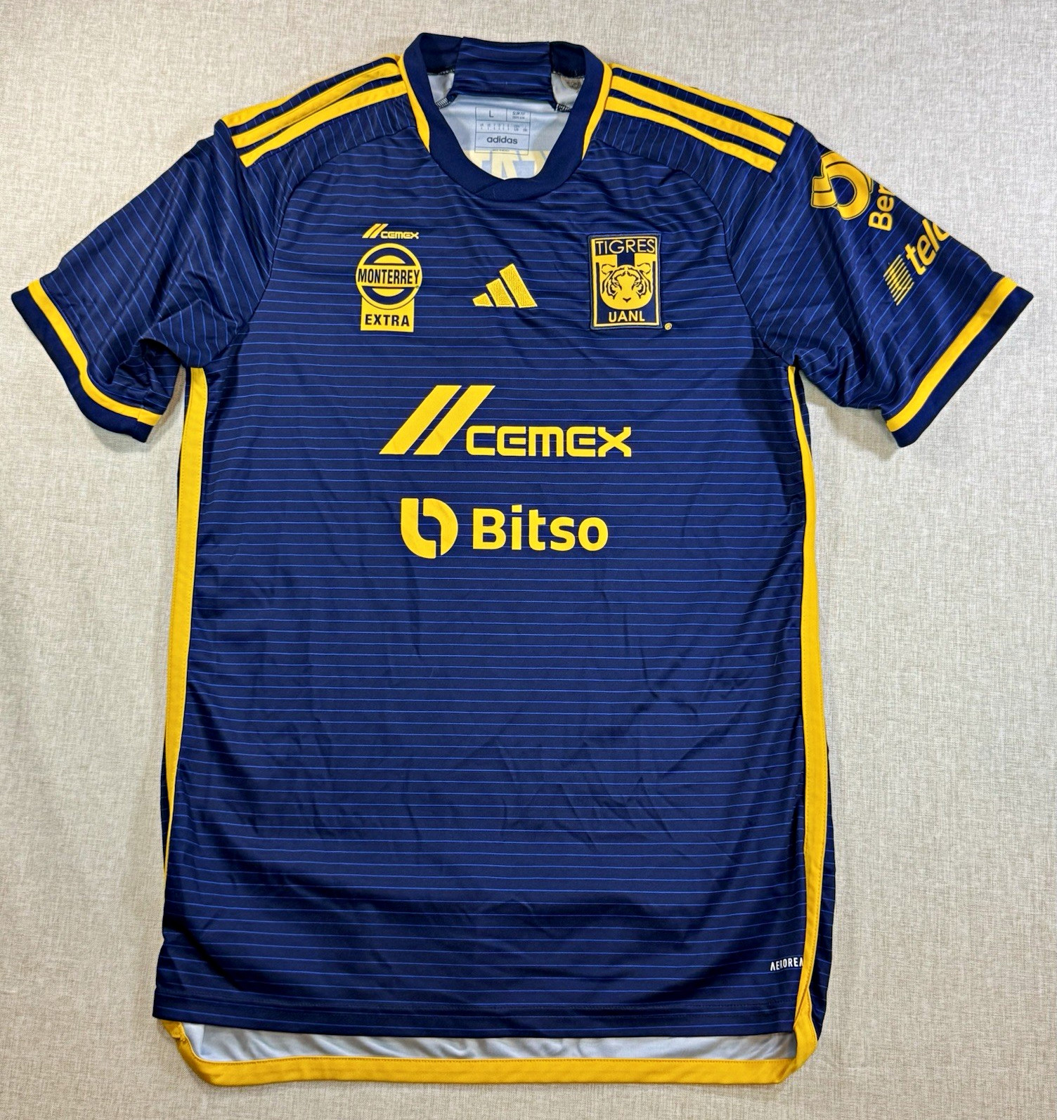 Adidas Tigres UANL Away Jersey 2023 2024 Men’s Size L Large Playera de Futbol