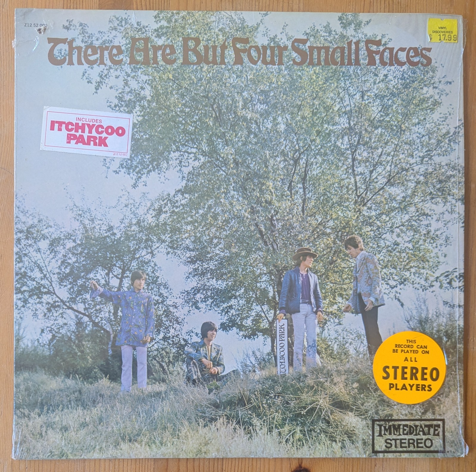 Small Faces - There Are But Four RARE OG US STEREO PINK LABEL SHRINK HYPE M-
