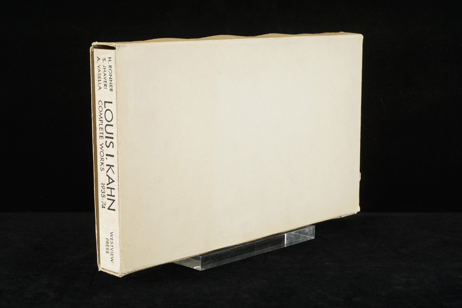 1st Ed. LOUIS I. KAHN COMPLETE WORKS 1935-1974 ARCHITECTURE Book w/ Slipcase MCM