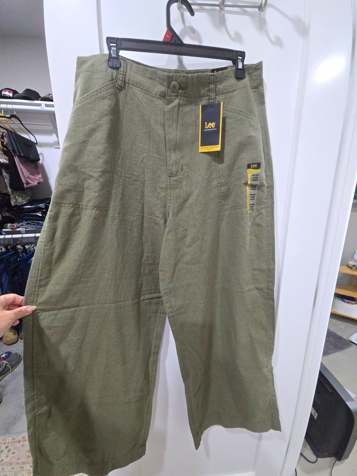 NEW Women Linen Wide Leg Pant High Waist Dressy Business Casual Palazzo Trousers