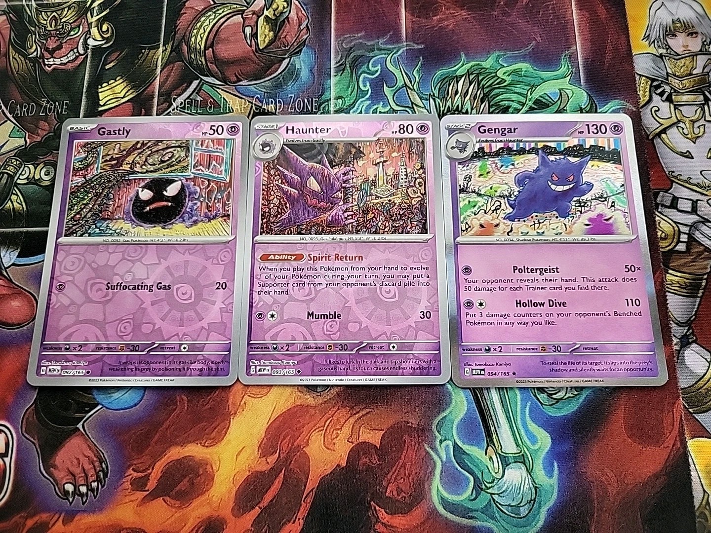 Gastly 92, Haunter 93, Gengar 94 Sv: Scarlet & Violet 151 ALL HOLO lot Full Line Gastly 92, Haunter 93, Gengar 94 Sv: Scarlet & Violet 151 ALL HOLO lot Full Line