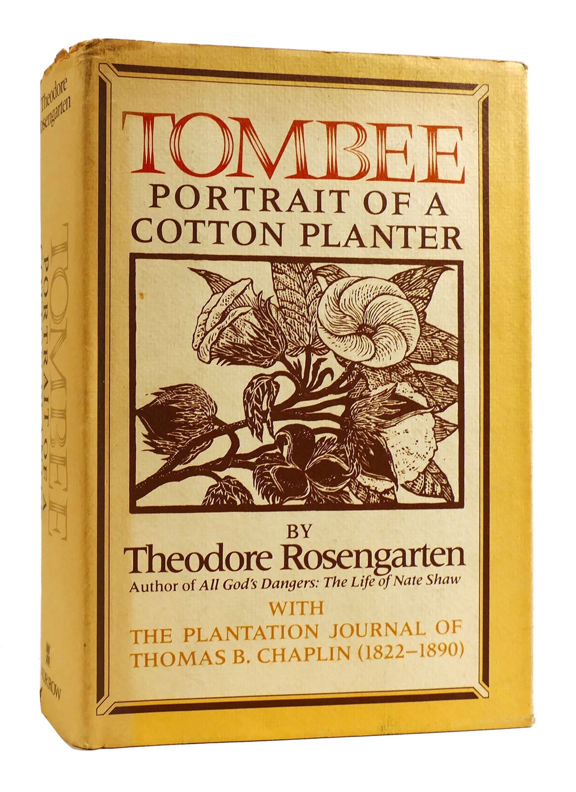 Theodore Rosengarten TOMBEE :   Portrait of a Cotton Planter. With the Plantatio