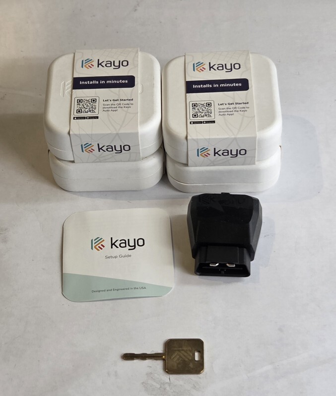 LOT OF 4 KAYO OBDLTEA1 BUSINESS FLEET 4G LTE AND 5G GPS TRACKERS FOR VEHICLES LOT OF 4 KAYO OBDLTEA1 BUSINESS FLEET 4G LTE AND 5G GPS TRACKERS FOR VEHICLES