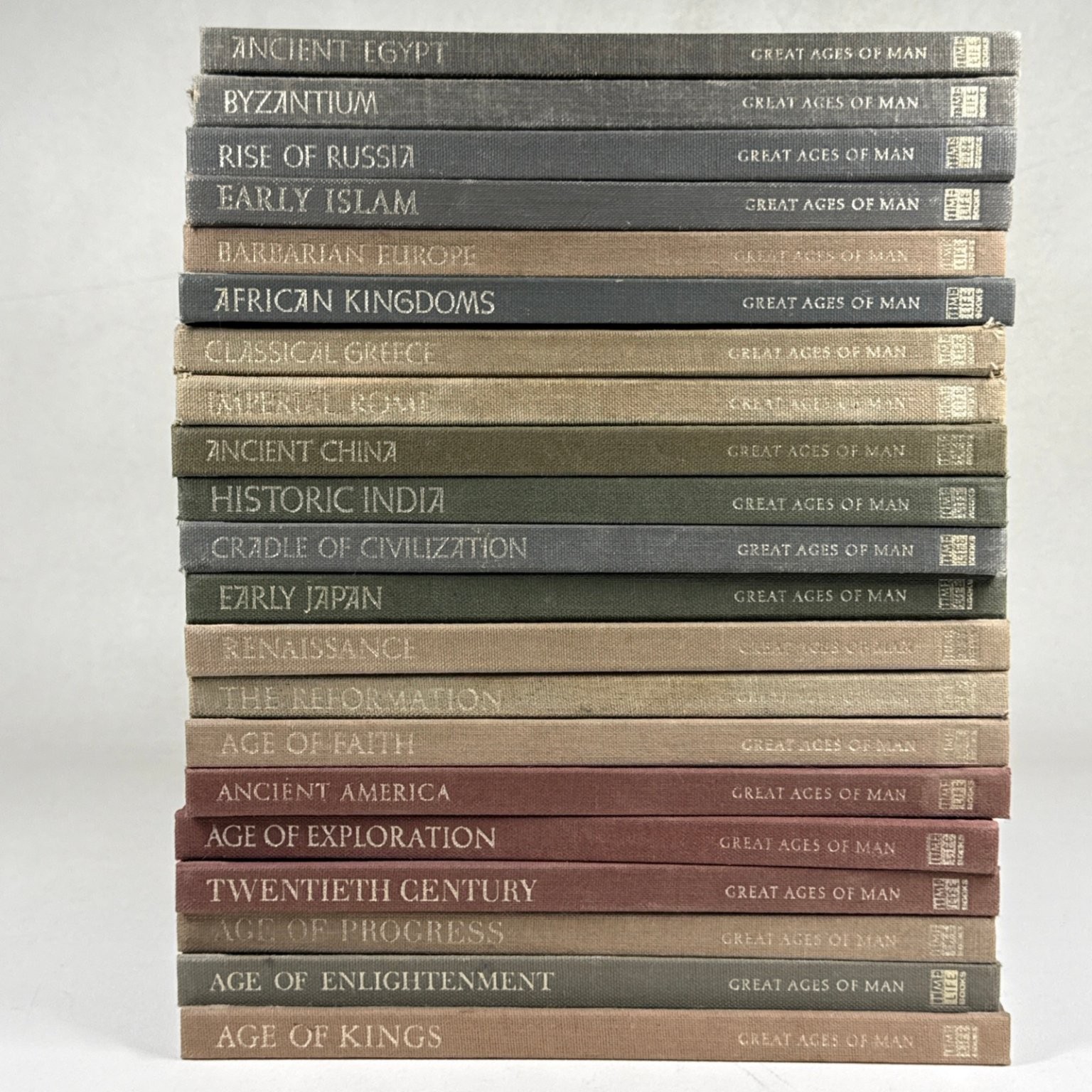 Great Ages of Man Time-Life Books 21 Volume Set History World Cultures Hardcover Great Ages of Man Time-Life Books 21 Volume Set History World Cultures Hardcover