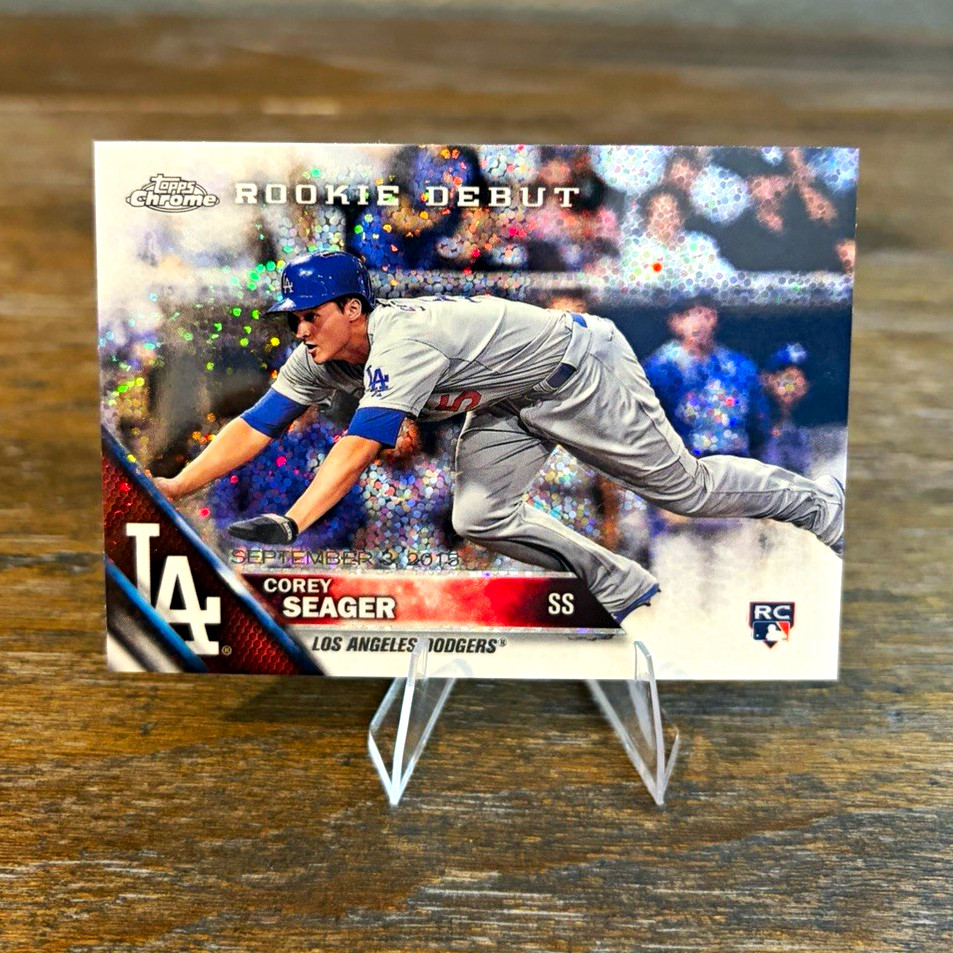 Topps 2016 Topps Chrome Update - Corey Seager Rookie Debut RC #HMT41 Dodgers Topps 2016 Topps Chrome Update - Corey Seager Rookie Debut RC #HMT41 Dodgers