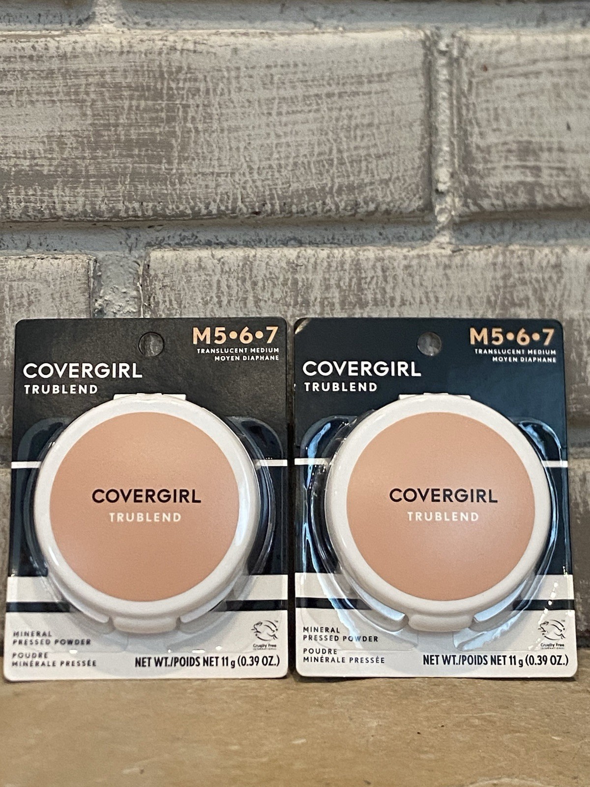 Covergirl Trublend Mineral Pressed Powder Translucent Medium M 5 6 7 Shade 2Pack