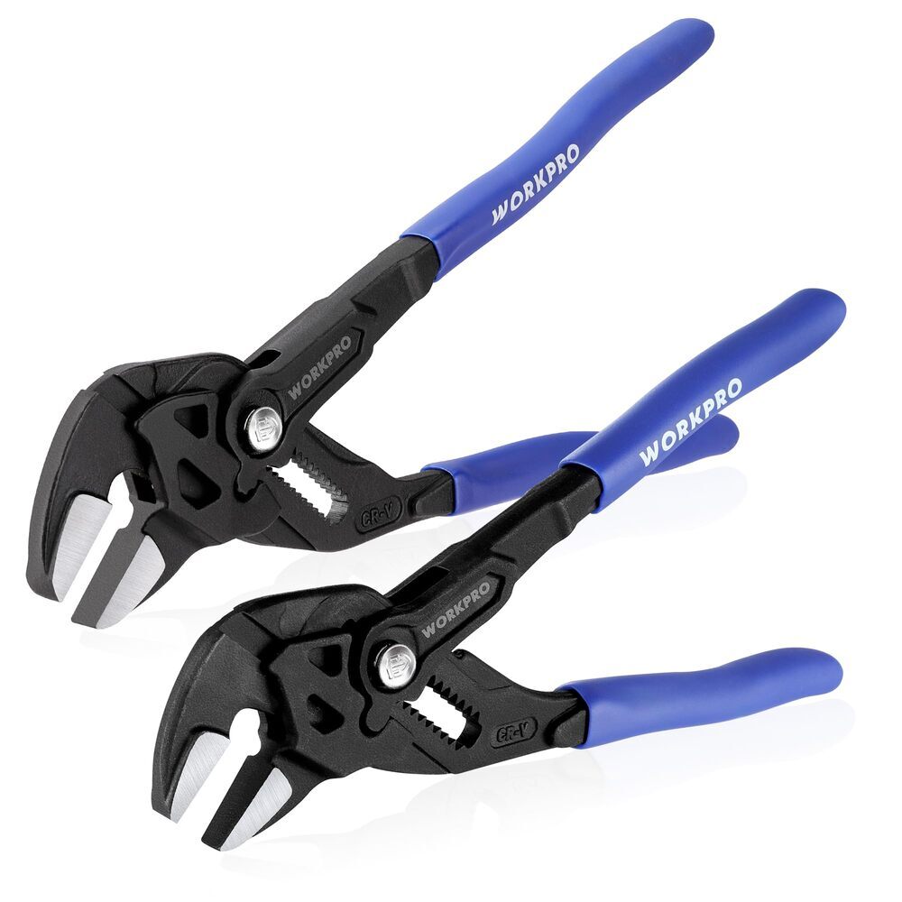 WORKPRO 2-Pack Plier Wrench Set 7 WORKPRO 2-Pack Plier Wrench Set 7