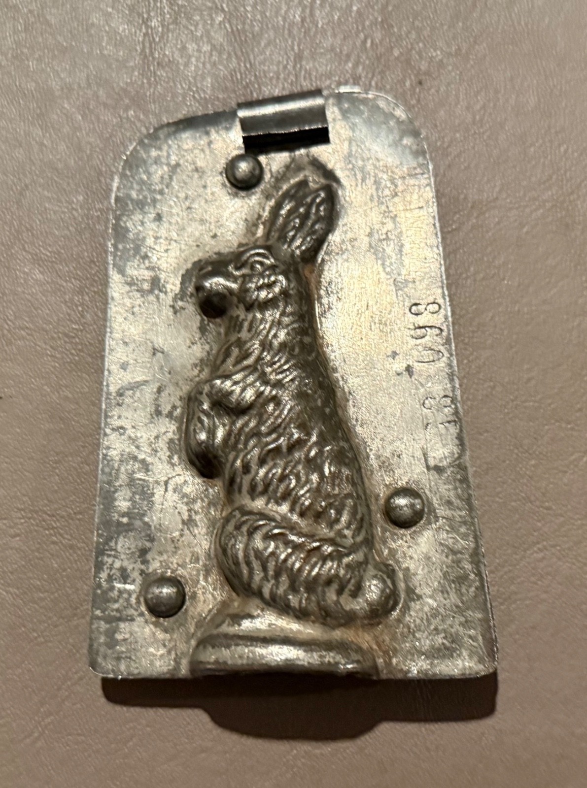 Antique 19th-20th Century European Standing Rabbit Chocolate Mold