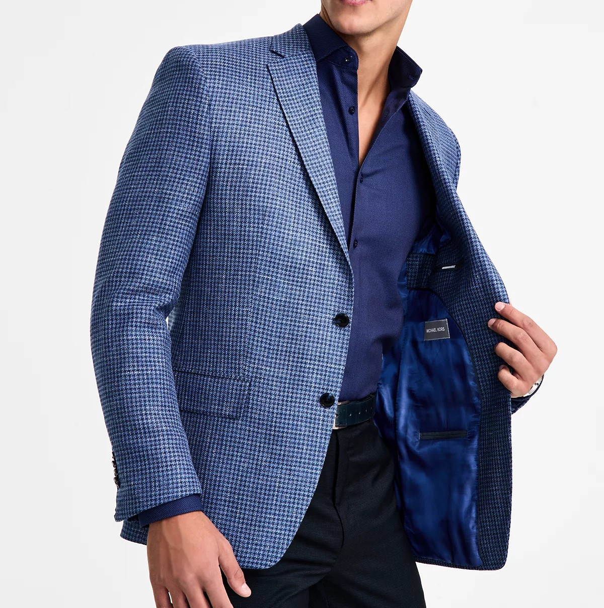 Michael Kors Men\'s Classic-Fit Wool Blend Sport Coats MSRP $375