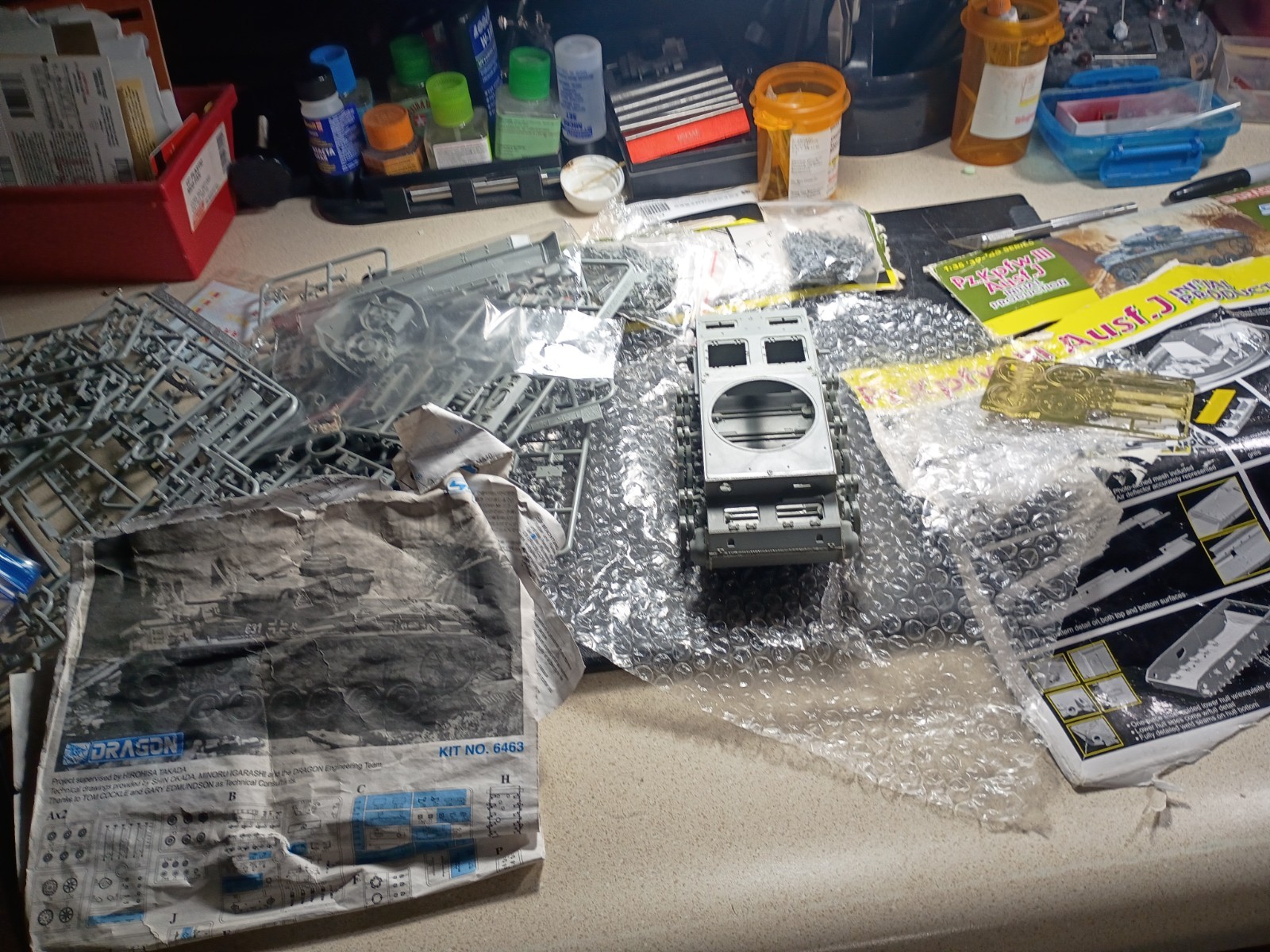 dragon smart kit 6463 started but is. COMPLETE