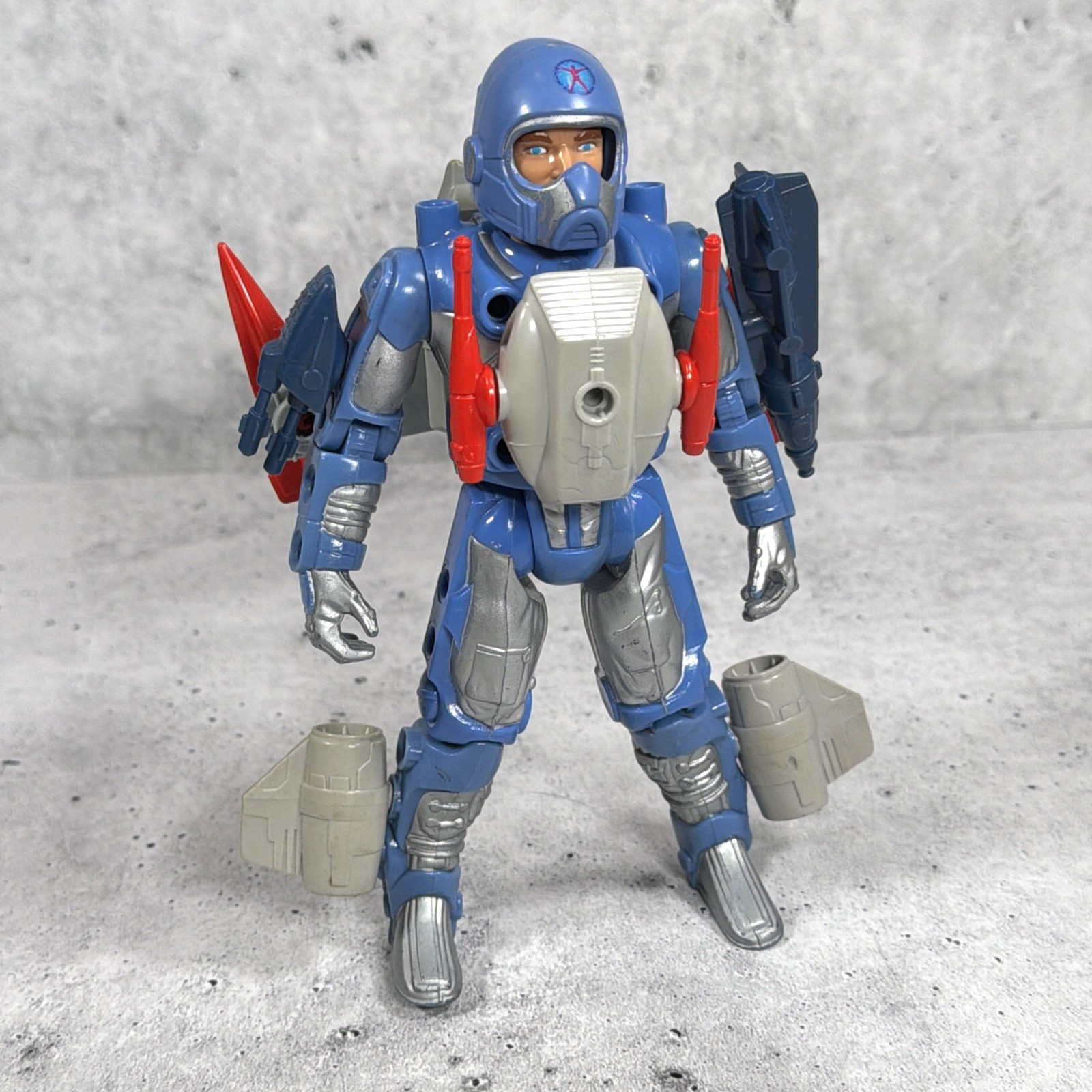 Vintage Kenner Centurions Ace McCloud Figure Complete Sky Knight 1986