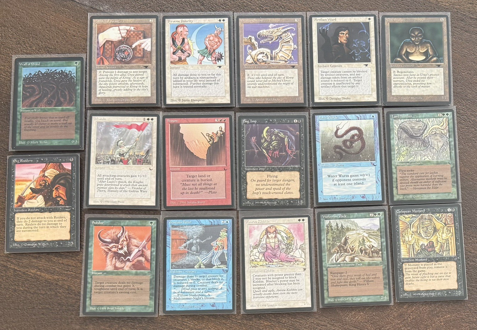 MTG Vintage Lot; LEGENDS, BETA, ARABIAN NIGHTS, ANTIQUITIES, UNLIMITED, DARK